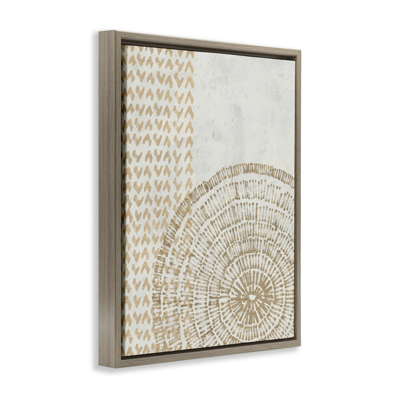 «Boho Fractal Patterns Floater», art mural par June Erica Vess, Cadre flottant orme Montalcino, H 21 po x l 17 po
