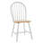 Solid Wood Dining Chairs With Slat Back, Farmhouse Side Chair For Ktichen/Dining Room-1782821602