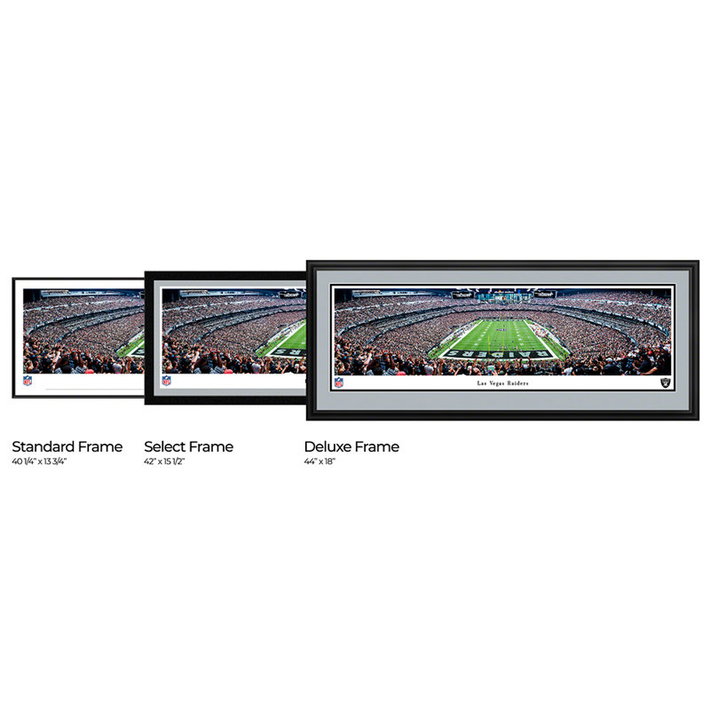 Las Vegas Raiders par James Blakeway - photographie non encadrée, L 42 po x H 15,5 po, Cadre noir