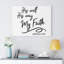 Way My Faith - Wrapped Canvas Print-1794737306