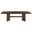 Table de salle à manger en bois avec finition en noyer
