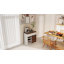 Armoire à bar Semisi, armoire à café, armoire à vin avec porte de grange avec rangement, armoire buffet avec porte-bouteilles pour la cuisine