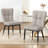 18.9'' H Faux Leather Upholstered Metal Side Chair-364276462