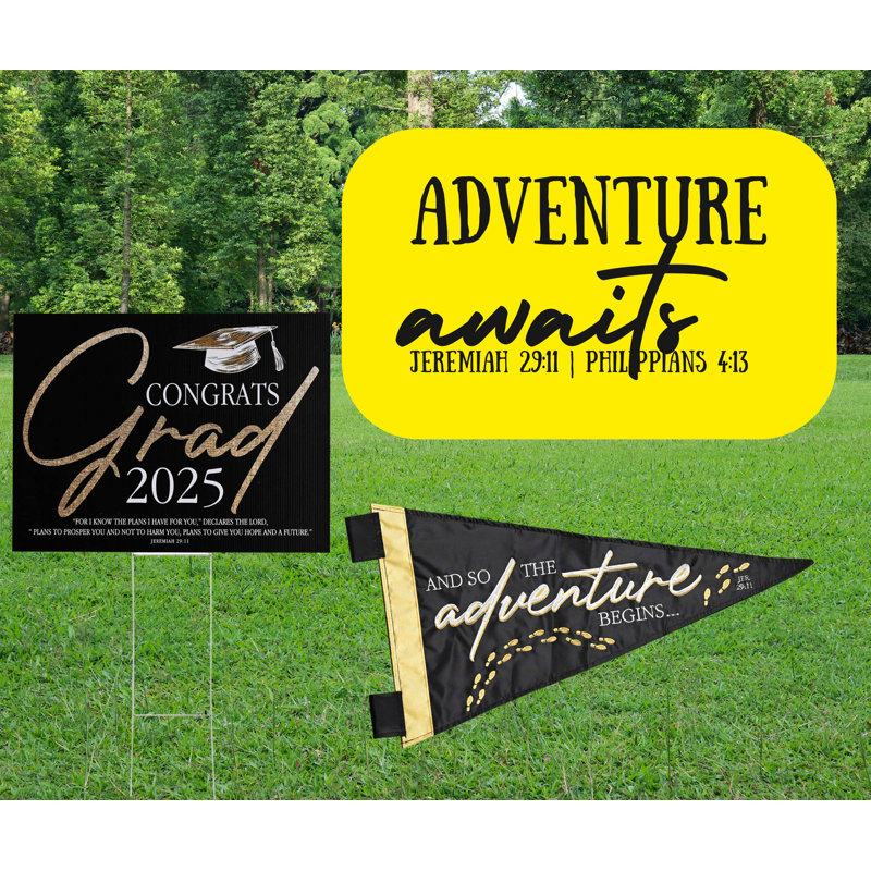Pennant Flag Adventure Begins Grad