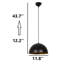 Luminaire suspendu en dôme à hauteur réglable-103533117-103533114