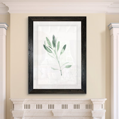 « simple sage ii »-cadre photo imprimé sur verre