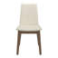 Ensemble de salle à manger Cipolla 47 po, 5 pièces, table de salle à manger, chaises en simili cuir blanc-107170450