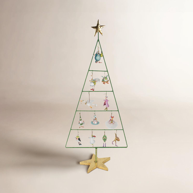 12 Piece Mini Hanging Figurine Ornament Set