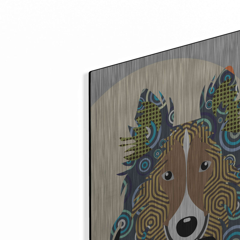 «Rough Collie» par Lanre Adefioyue, H 24 po x l 16 po