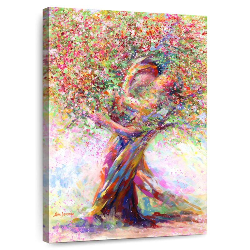 Vibrant Tree Of Love, 24" H x 16" W