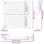 Barrière de jardin vidaXL 105 x 155 cm-113055253-113055254
