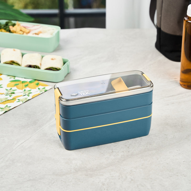  Boîte à repas en plastique Bento Box 10 Count 30 Ounce