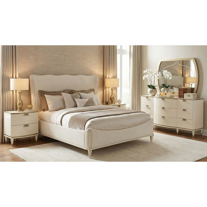 La Terrazza Nightstand - Creamy Pearl