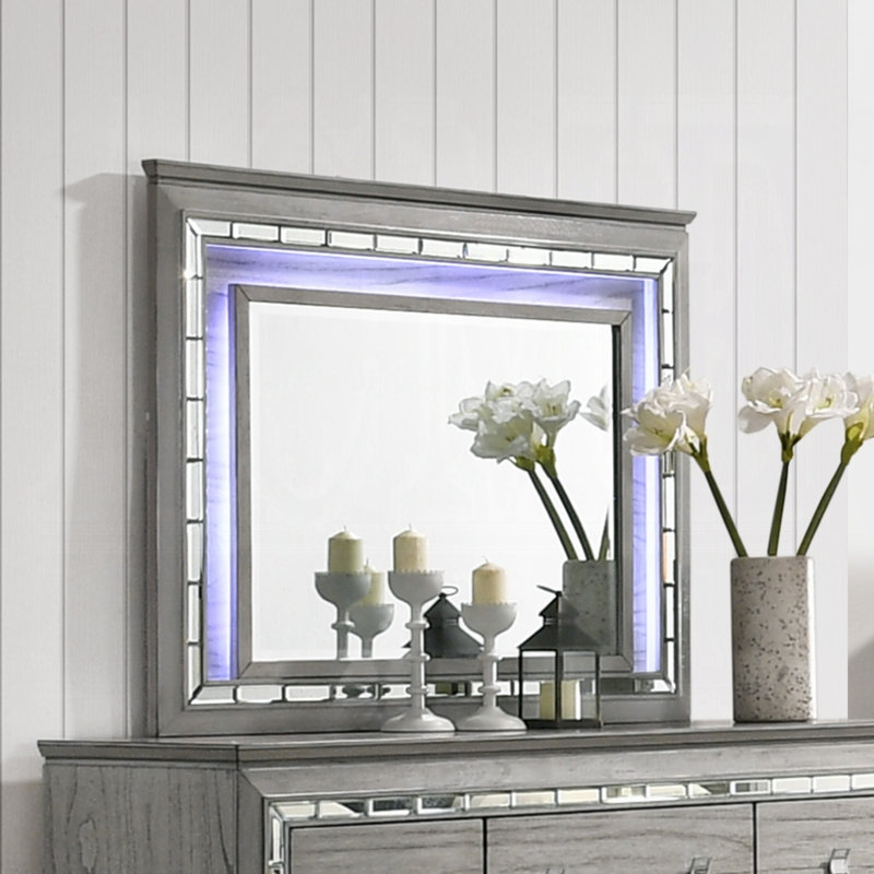 Miroir biseauté pour commode Fernande