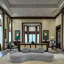 Canapé modulaire incurvé de 105,5 po avec 2 coussins décoratifs, canapé de salon rembourré de luxe moderne, aucun assemblage requis, rembourrage à haute résilience-1797258386