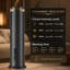 Modern Tower Waterless Cold Air Diffuser, Black