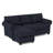 Charlotte 86" Wide Reversible Sleeper Sofa & Chaise with Ottoman-1164543522-1107477173