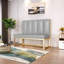 Banc rembourré en similicuir Simple Leisure Cafe-100559471