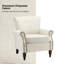 Zellig Traditional Wooden Upholstered Accent Chair-1429651853