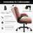 Faux Leather Mid Back Executive Office Chair-286504230