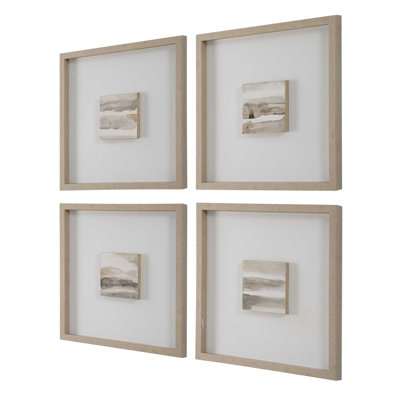 Uttermost Studying Sepia Hand Painted Canvases