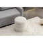 006-Tabouret de repose-pieds rond en velours doux