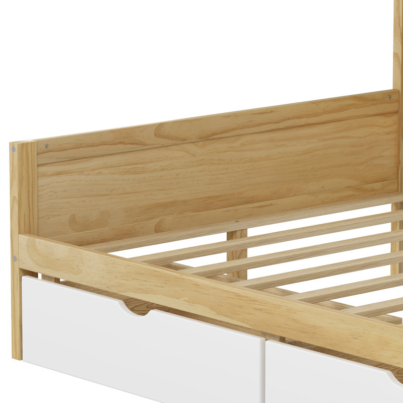 Lit en forme de L en bois peu encombrant avec armoires de rangement et bureau, conception moderne pour les maisons compactes