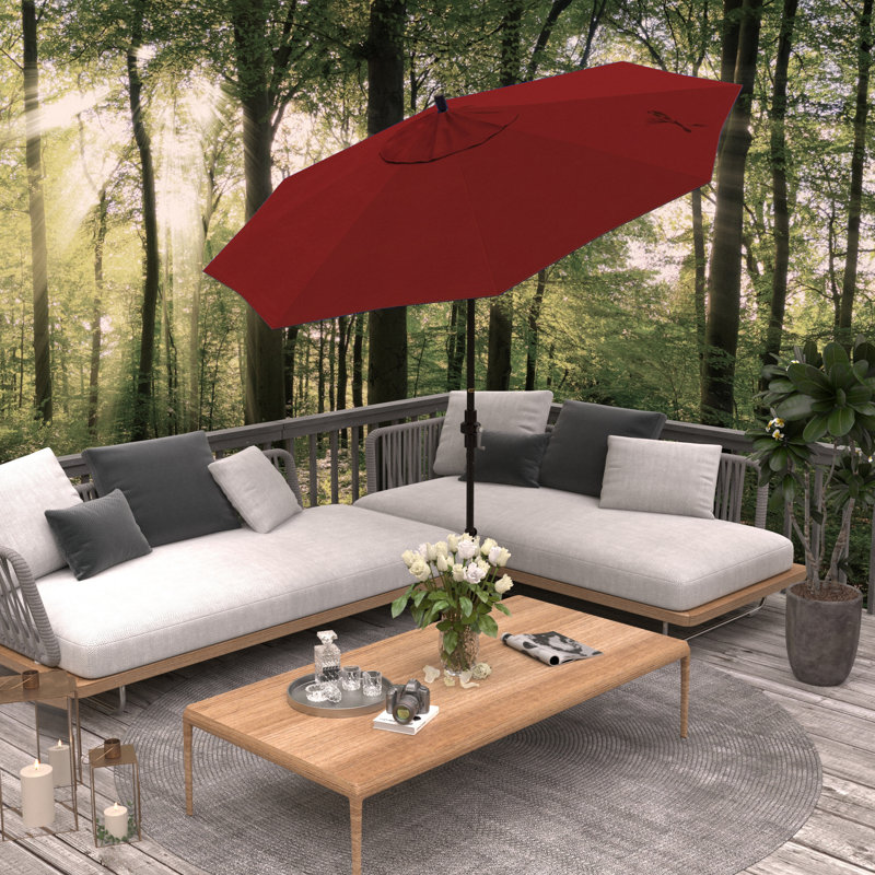 Parasol de marché 108 po Reiffton, Rouge - Pacifica