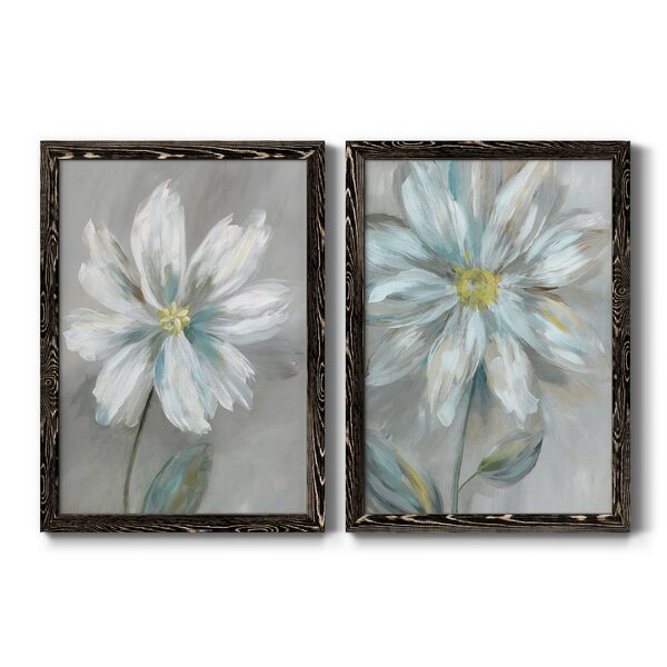 Andover Mills™ Simple Flower I 2 Pieces Print & Reviews | Wayfair