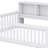 Floor Bed With Storage Cabinets And USB Ports-957043586