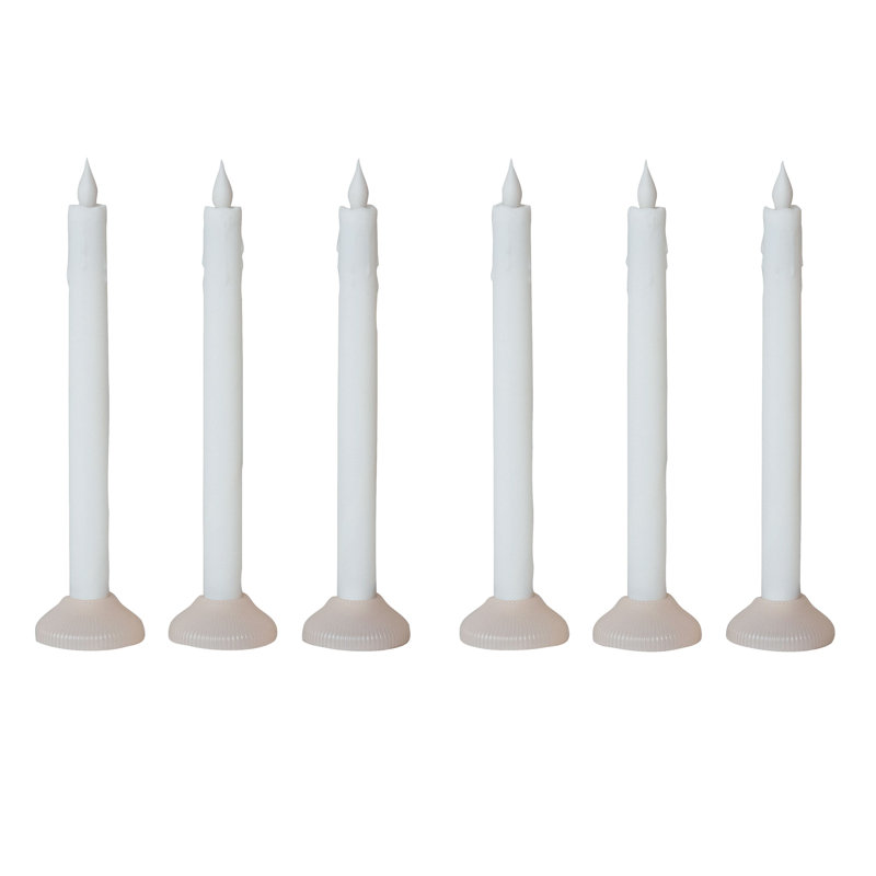 Evening LED Taper Candles With Holder