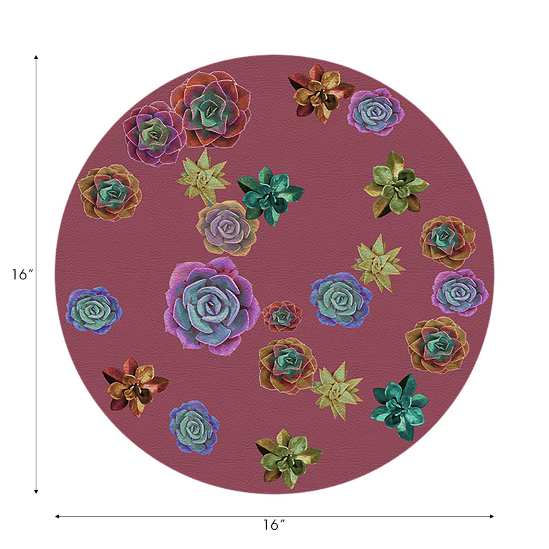 Napperon Succulents, Muave
