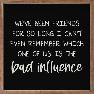 Bad Influence - noir