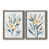 Toile avec cadre gris