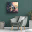 «Animals Mystical Morning 18», impression sur toile-46582953