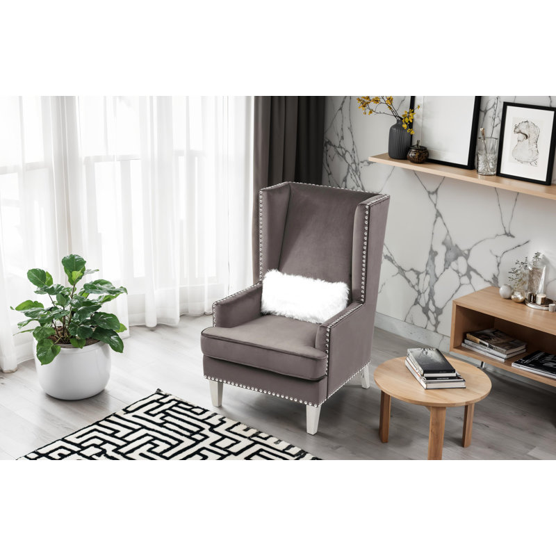 Fauteuil Monieke, Gris foncé