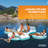 Intex Laguna Splash Island Floating Water Raft with 2 Detachable Lounge Tubes