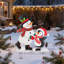 Piquet de Noël 32 po H Snowman