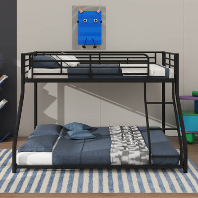 Lits simples superposés durables au-dessus de grand lit simple en métal
