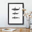 Orca Killer Whales by C.M. Scammon - Framed Print-55616329-55616330