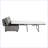 Twin Size Folding Ottoman Sleeper Bed with Mattress Convertible Guest Bed-368919887