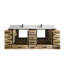 Ensemble de meuble-lavabo double 84 po Malibu-76050350-76007662