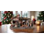 Crèche de Noël 15,25 po avec lumières DEL
