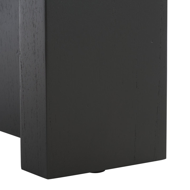 Ghavin Wood Coffee Table, Black