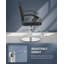 Fauteuil de massage rembourré avec pompe hydraulique pivotante à 360 °