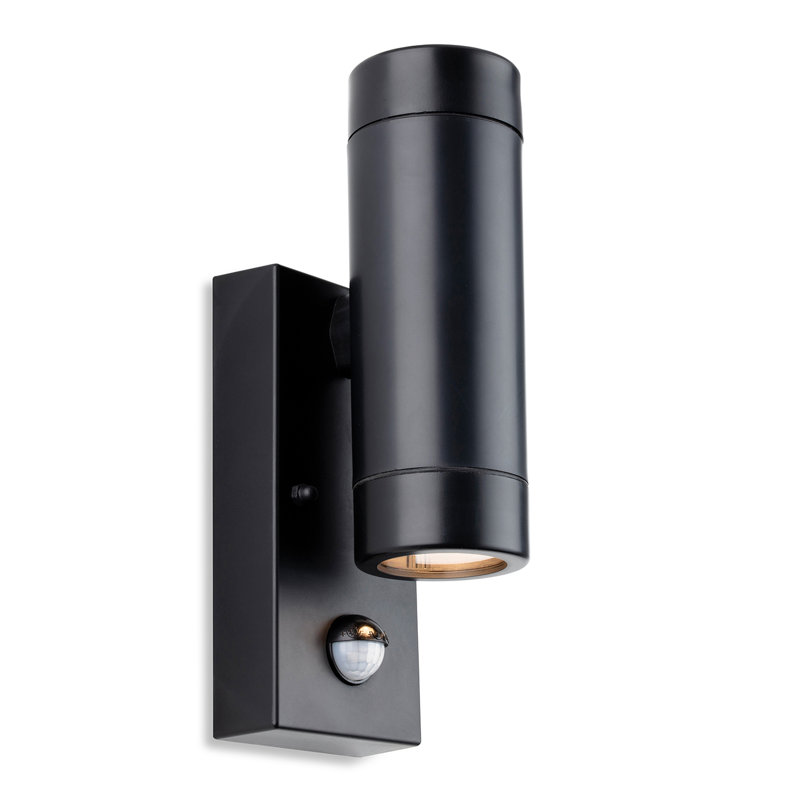 Matte Black 2 - Bulb 9.05cm H Outdoor Flush Mount