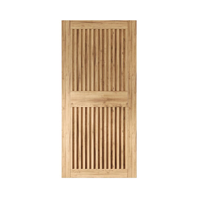 Porte de grange en bois de pin non finie et non assemblée 30 po x 84 po Homacer