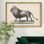 «Brodtmann Lion», reproduction d'art sur toile encadrée