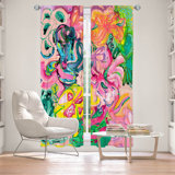 Synthetic Room Darkening Curtain Pair