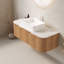 Meuble-lavabo de salle de bain mural 48 po avec lavabo Dina-1112753098
